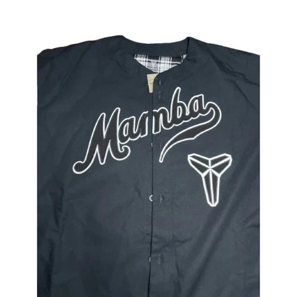 Nike Kobe Details Mamba Baseball Jersey Black IB0007 010 Men's Size XL New - Picture 4 of 7